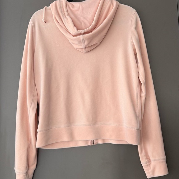 Juicy Couture Inspired Velour Zip-Through Hoodie - Picture 5 of 6